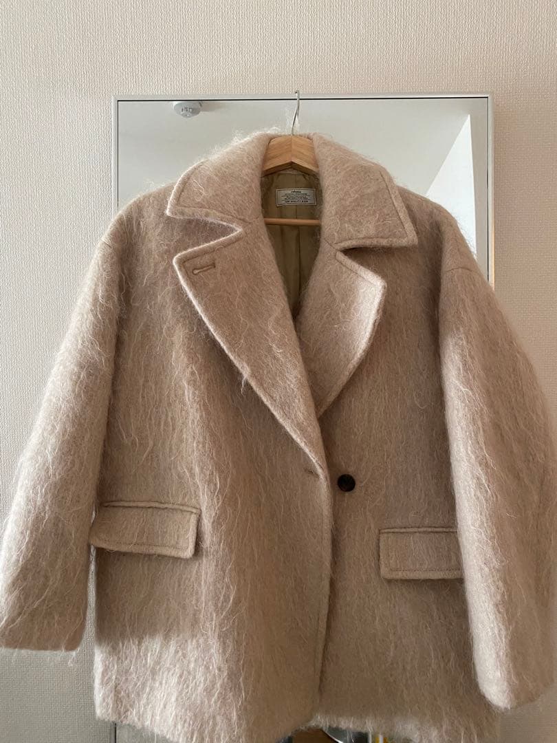 JOURNALSTANDARD relumeモヘヤミックスシャギーショートコート