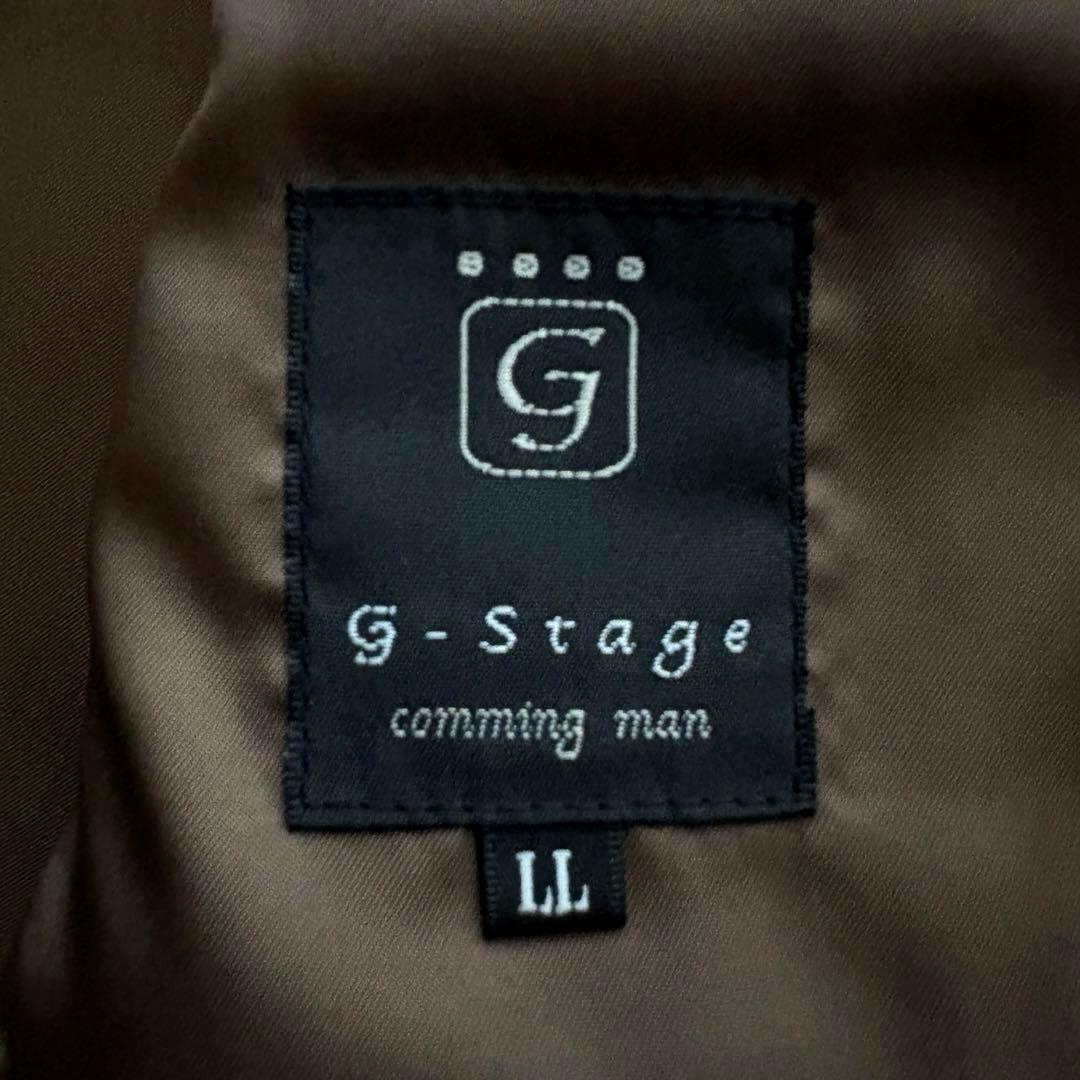 ★希少 XLサイズ★ G-stage テーラード ジャケット 羊革 キャメル