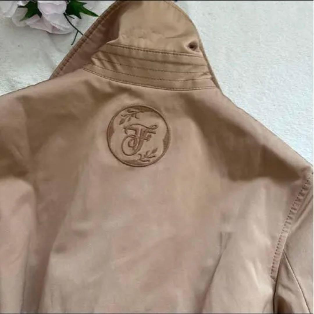 美品✨定価19万✨フォクシー モノグラムトレンチコート バッグロゴ 21年