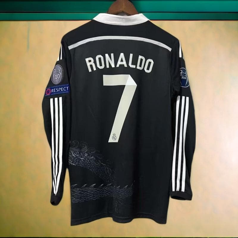 14-15 レアル・マドリード RONALDO 7 長袖 シャツ ロナウド