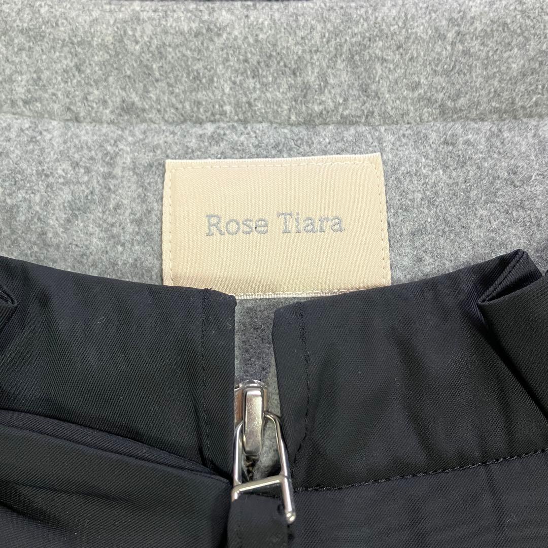 【未使用級】希少✨大きいサイズ46 Rose Tiara コクーンウールコート