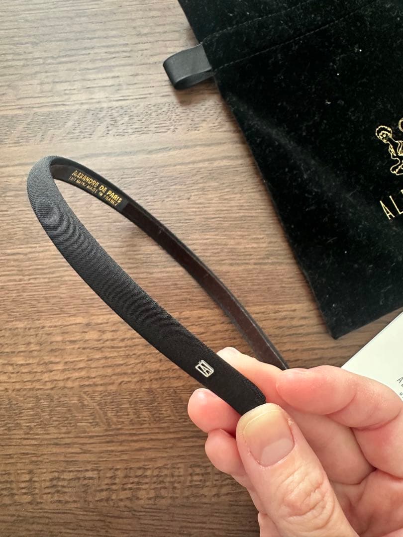 値段相談可⭐︎アレクサンドゥパリ×マッキントシュロンドン　サテンカチューシャ