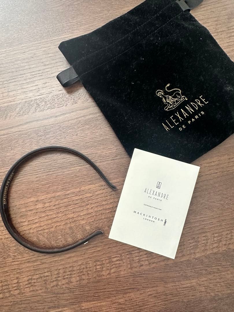 値段相談可⭐︎アレクサンドゥパリ×マッキントシュロンドン　サテンカチューシャ