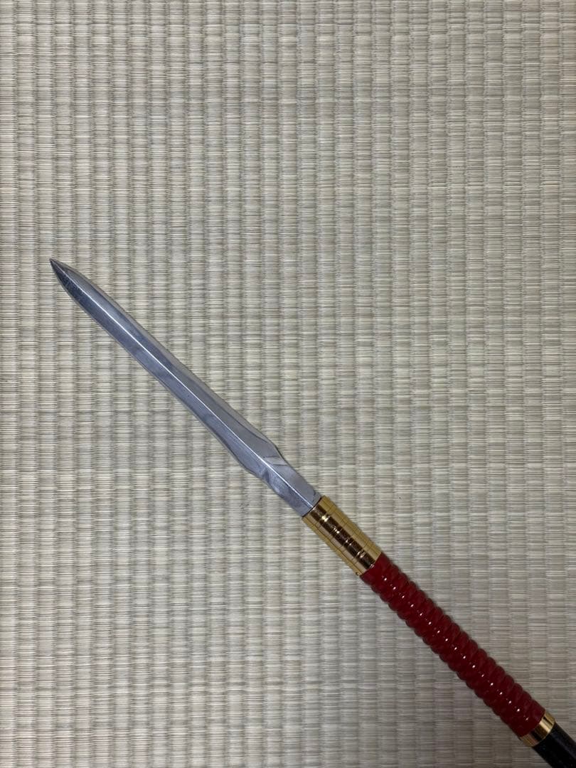 槍　やり　3本継　梨地　模造刀　模擬刀　美術刀　舞踊　大衆演劇　芝居