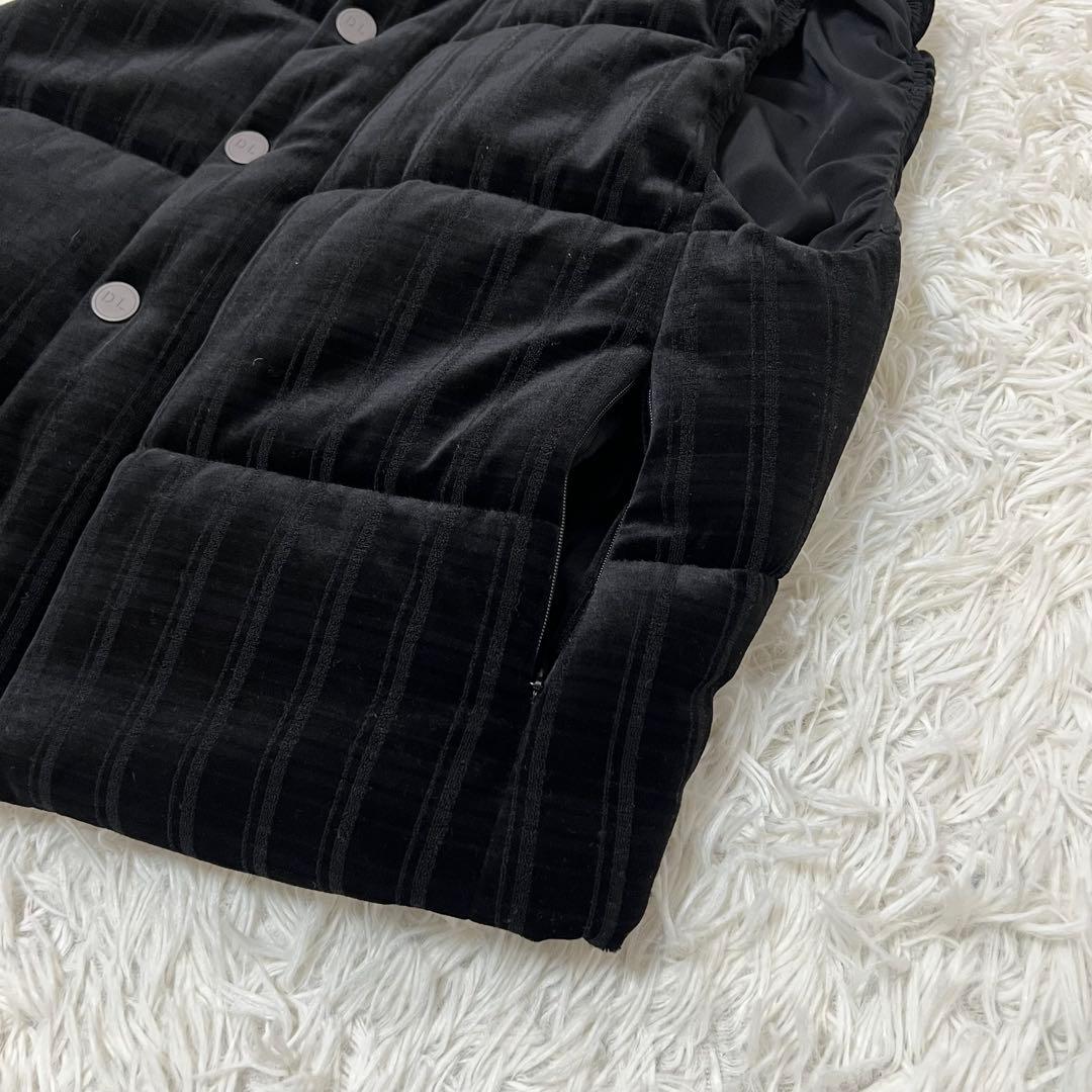 スズランデイジーリン for フォクシー ダウンベスト ベロア　ブラック