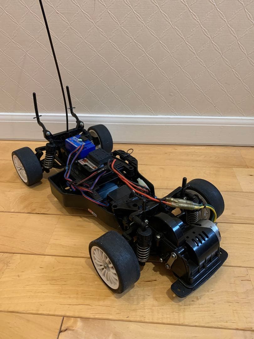 タミヤ　1/10ラジコン　FF01シャーシ　コロナEXIV サンワプロポ