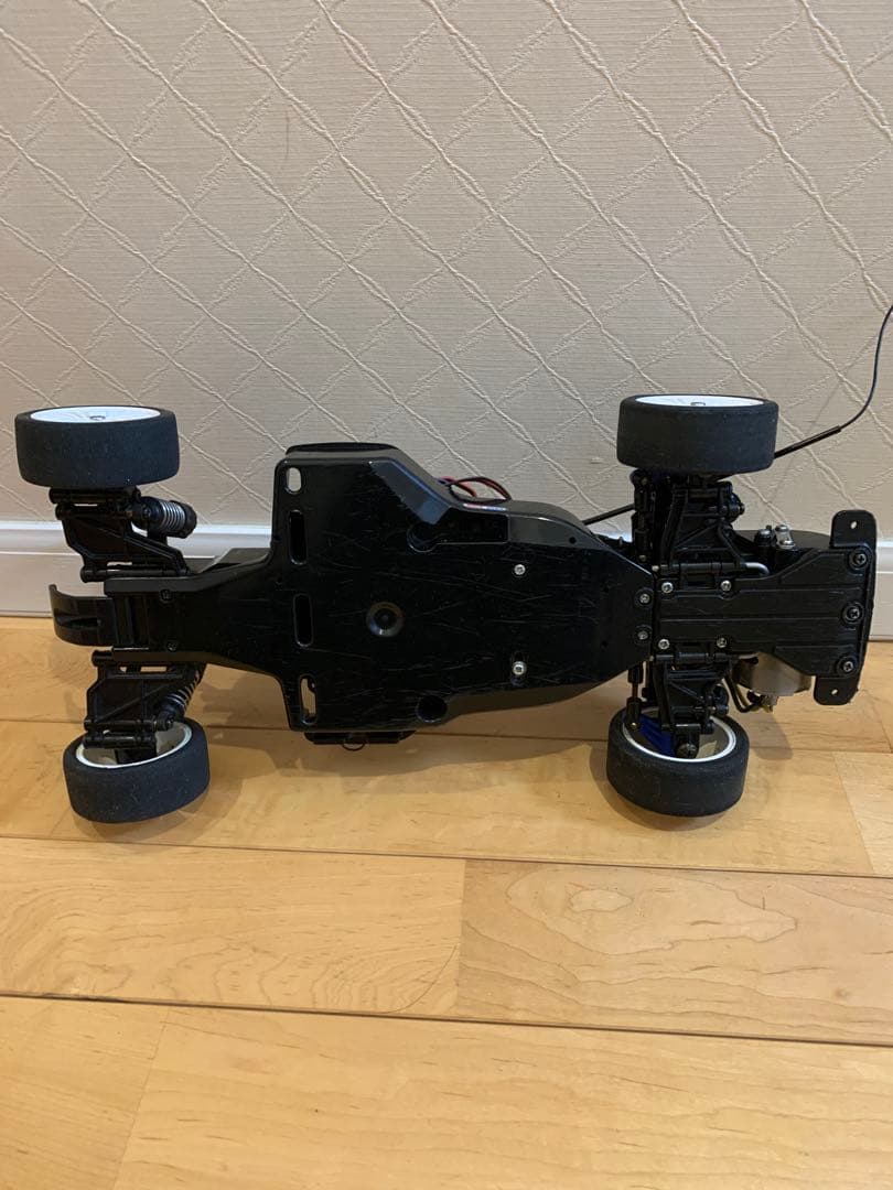 タミヤ　1/10ラジコン　FF01シャーシ　コロナEXIV サンワプロポ