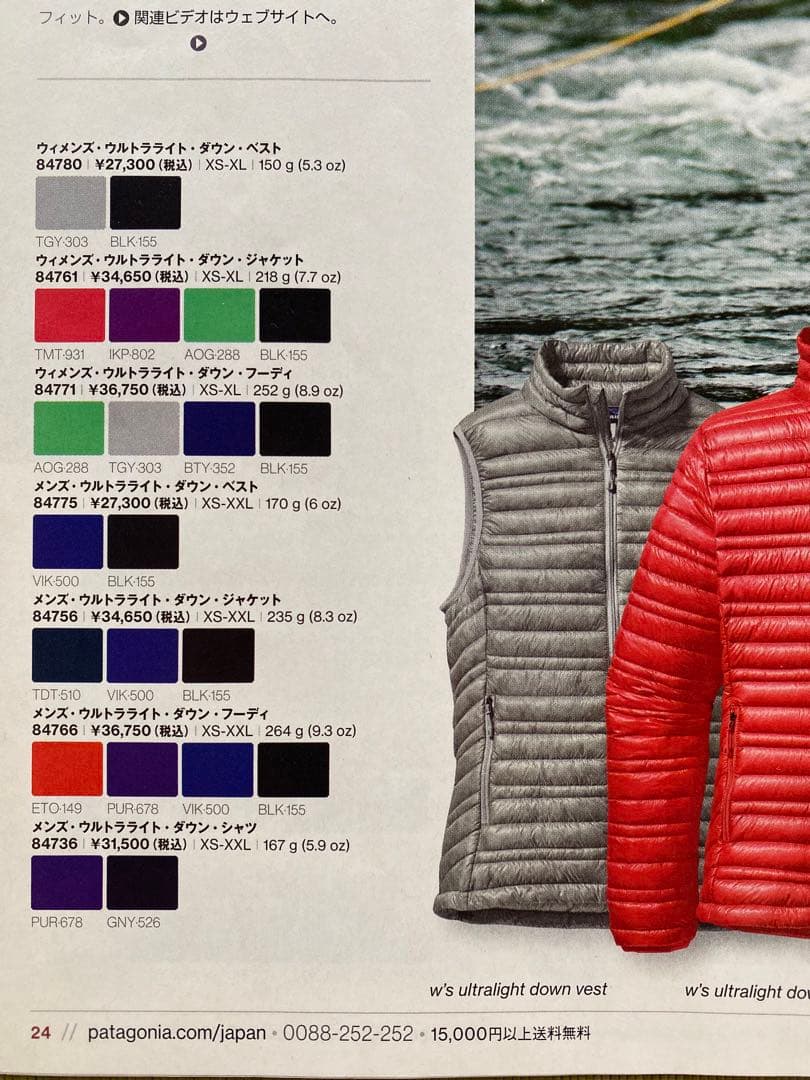 patagonia パタゴニア　廃番　ウィメンズ・ウルトラライト・ダウン・ベスト