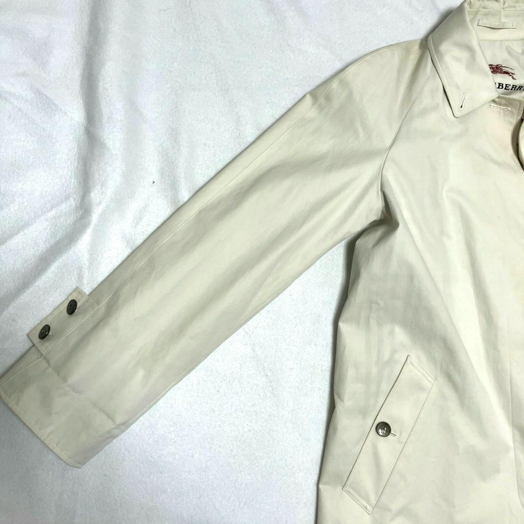 かっこいい！BURBERRY ステンカラーコート 刺繍　ボタン必見