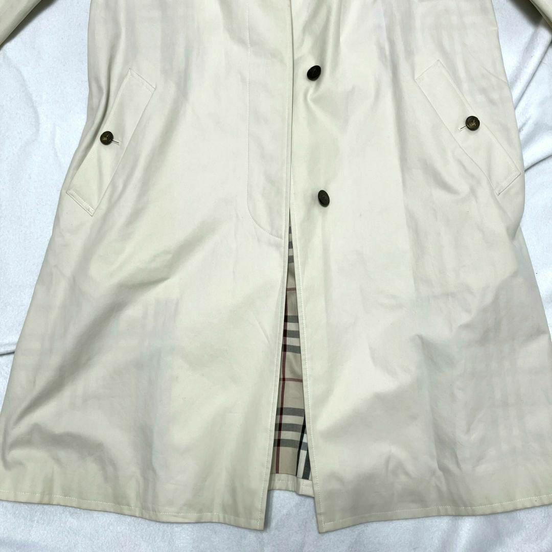 かっこいい！BURBERRY ステンカラーコート 刺繍　ボタン必見