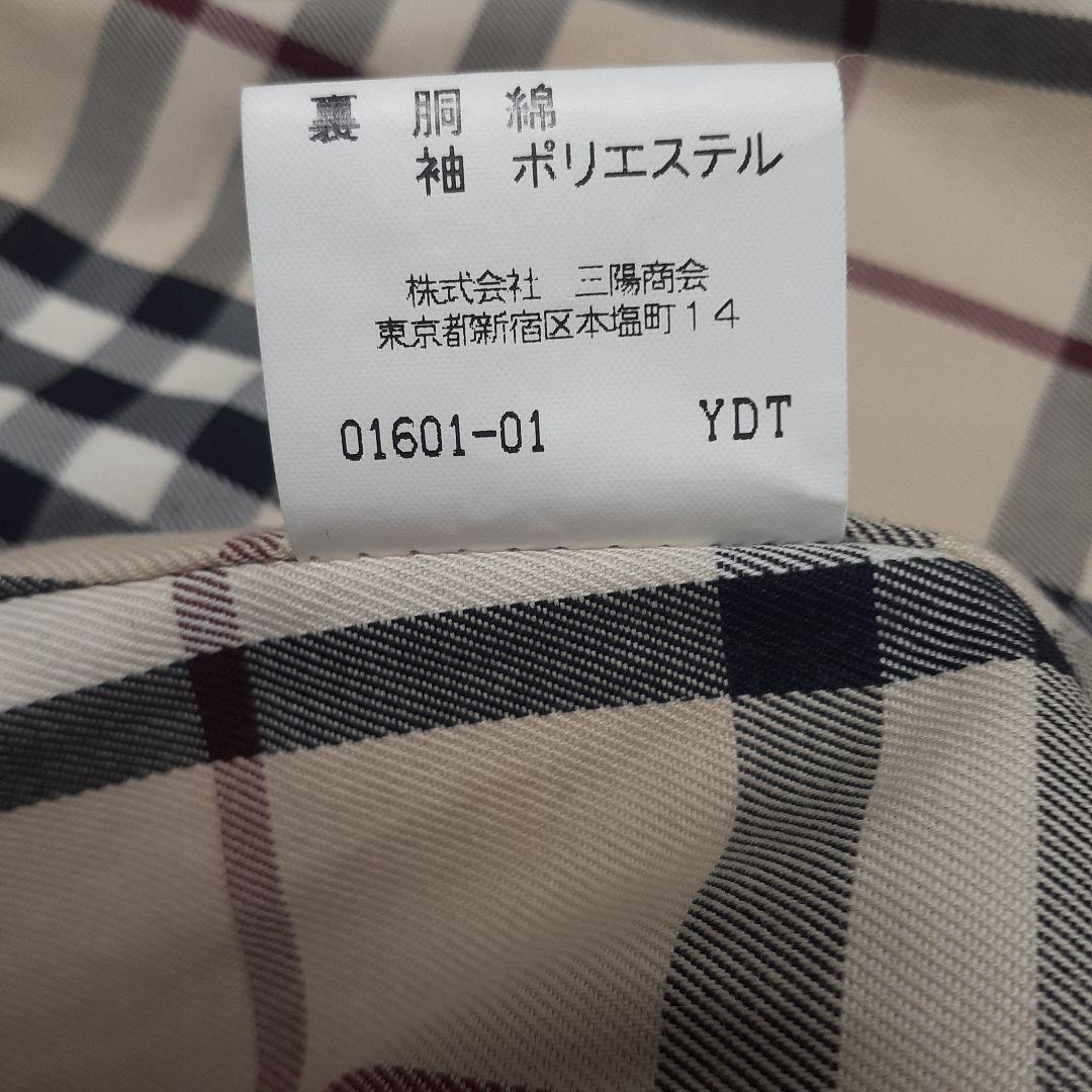 かっこいい！BURBERRY ステンカラーコート 刺繍　ボタン必見