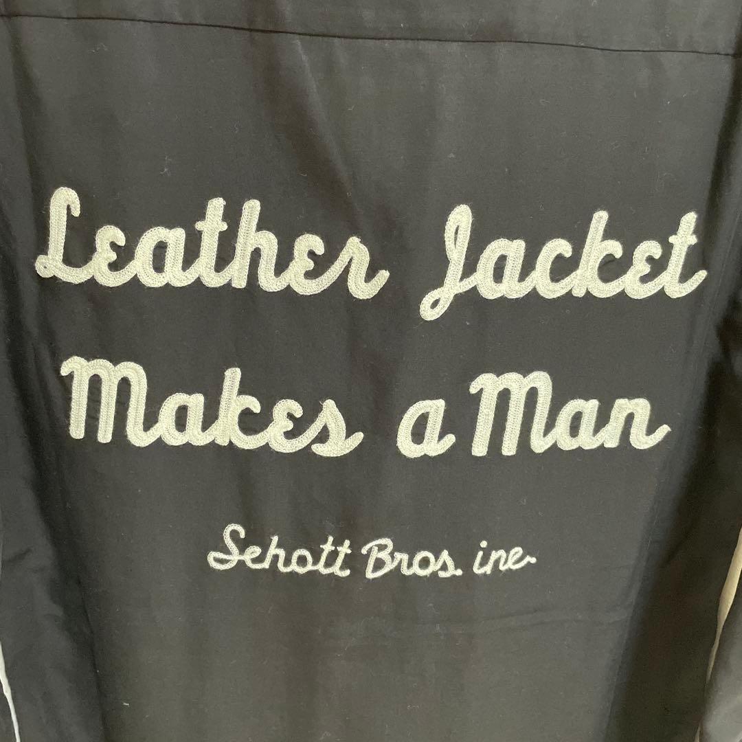 【Schott/ショット】ボーリングシャツ　Mサイズ　未使用