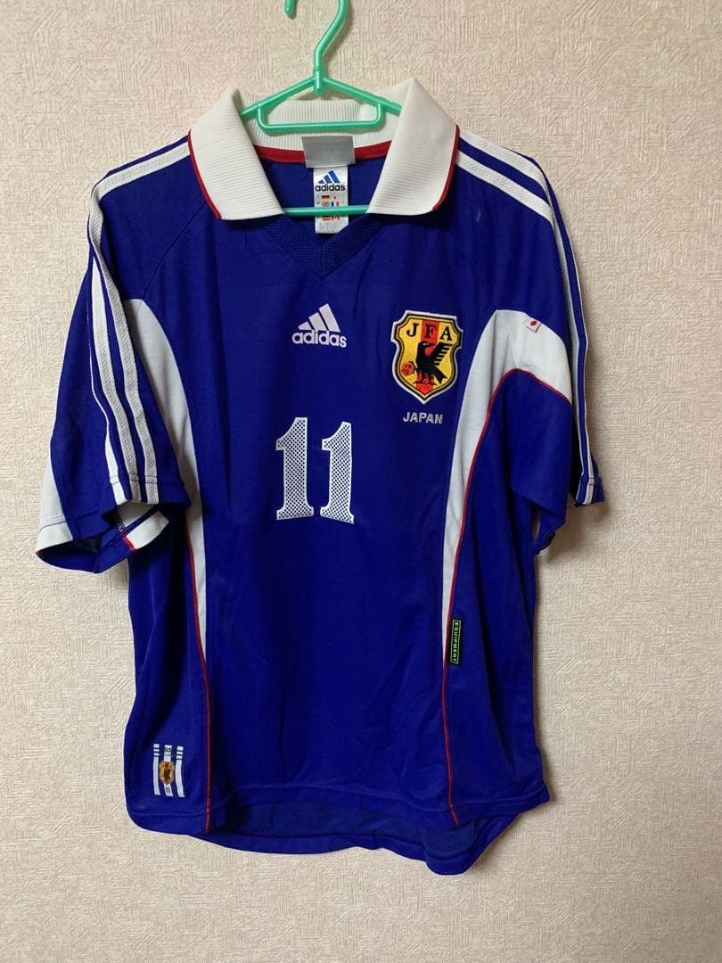 三浦知良選手99-00 日本代表 adidasオフィシャルユニフォームアディダス