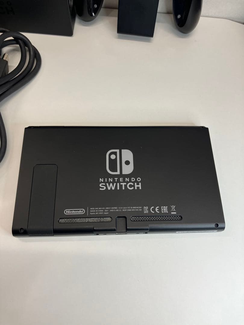 任天堂 Switch スイッチ ゲーム機 通電○ ブラック 【A293】