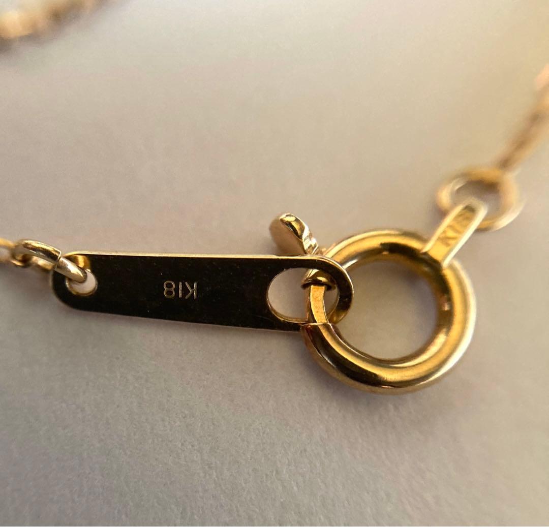 ⭐︎K.uno TiamTiam K18 肉球　ダイヤ　ネックレス⭐︎