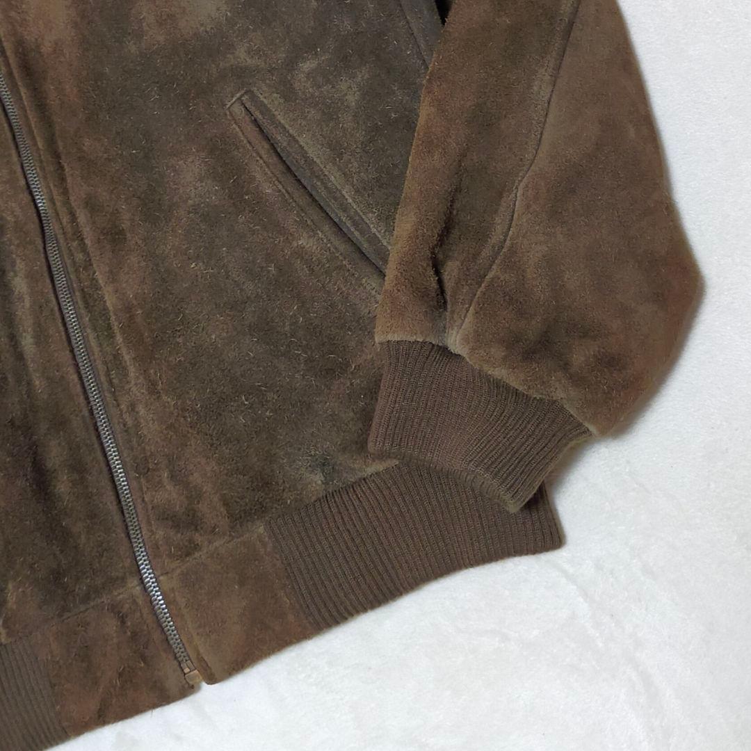 80S　ユーロヴィンテージ　フランス古着　MA-1タイプ　スエードジャケット