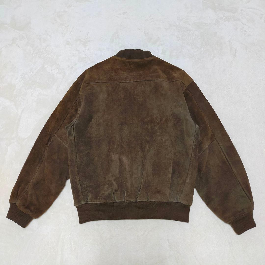 80S　ユーロヴィンテージ　フランス古着　MA-1タイプ　スエードジャケット