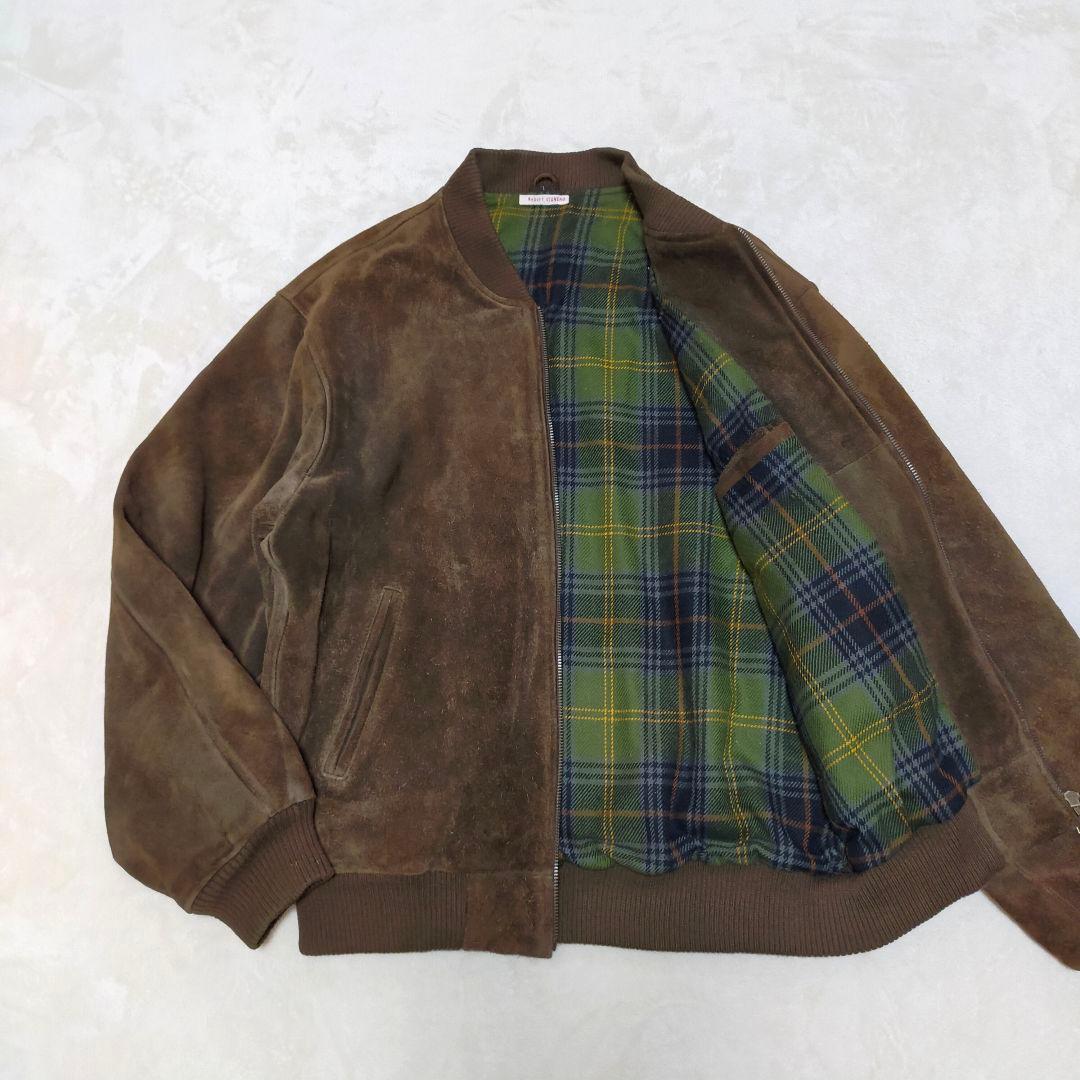 80S　ユーロヴィンテージ　フランス古着　MA-1タイプ　スエードジャケット