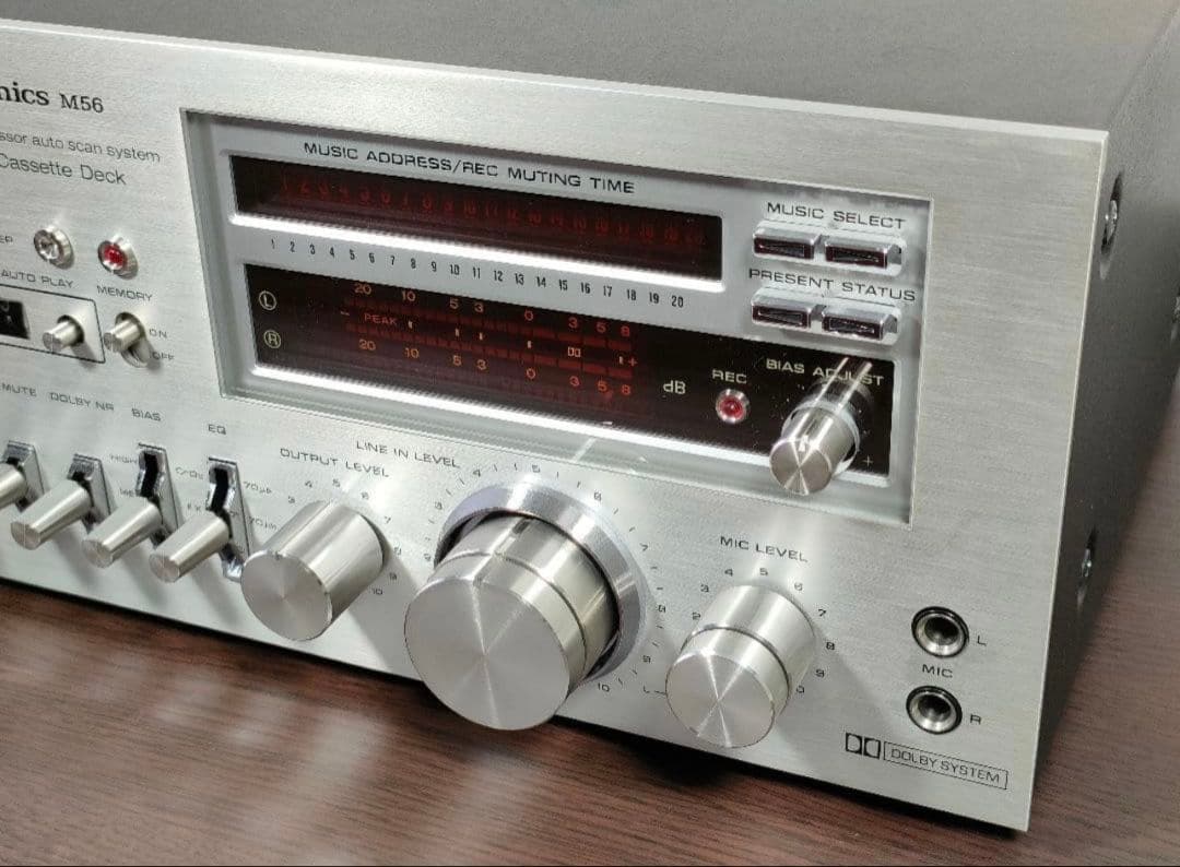 テクニクス Technics RS-M56 カセットデッキ【録音再生良好】