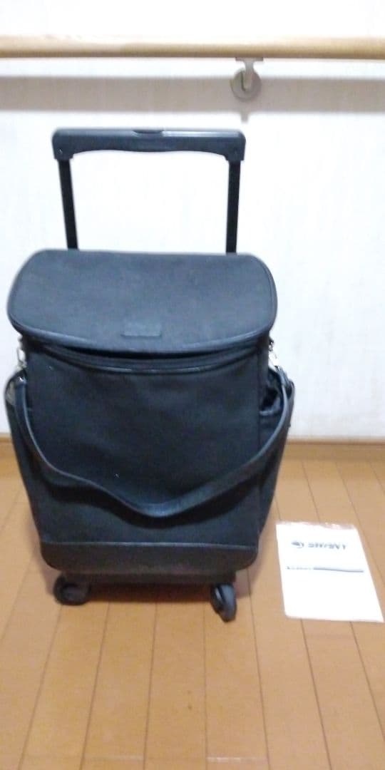 スワニー 座面付キャリーバッグカート黒 Lサイズ SWANY 取説付