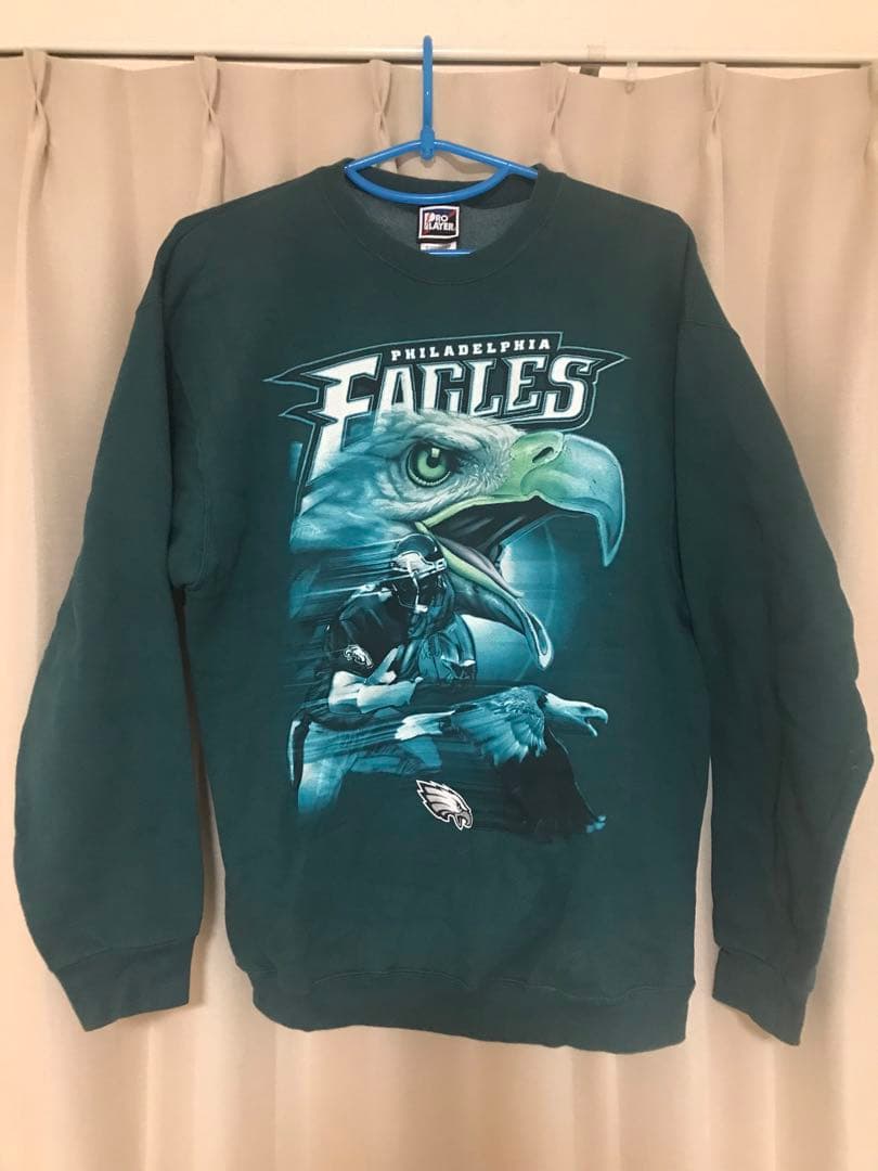 人気商品、90's、レアなプロプレイヤー、NFL、EAGLES、XLサイズ