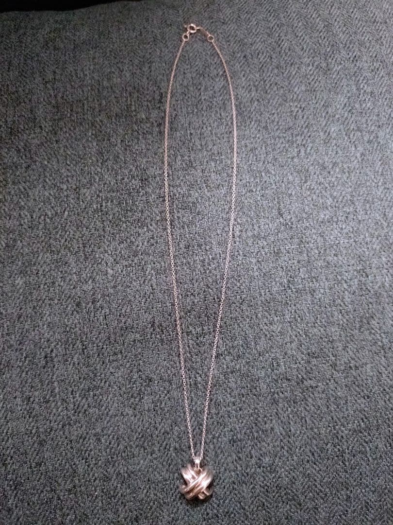TIFFANY　シルバー925 シグネチャークロスネックレス