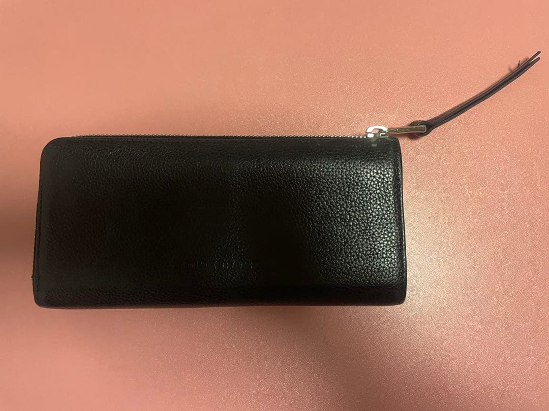 ロンシャンL字ファスナー長財布ブラック