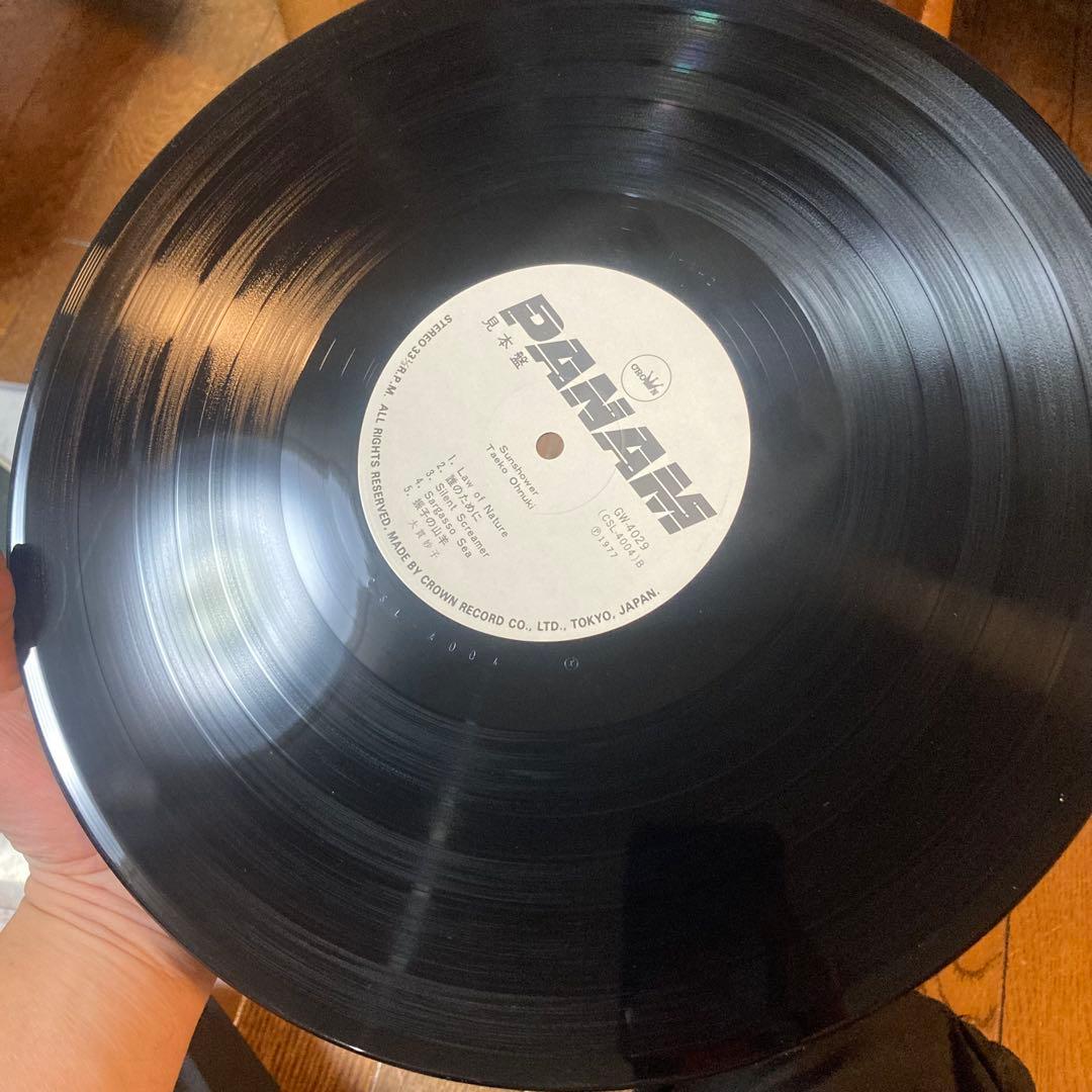 名盤オリジナル　大貫妙子SUNSHOWER シティポップ LP 都会収録