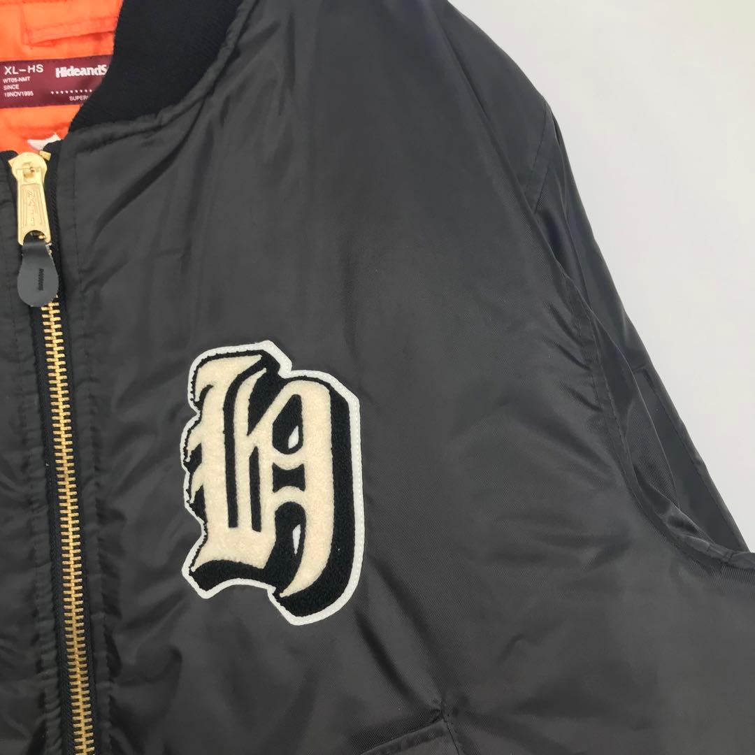 ハイドアンドシーク　MA-1　ブラック