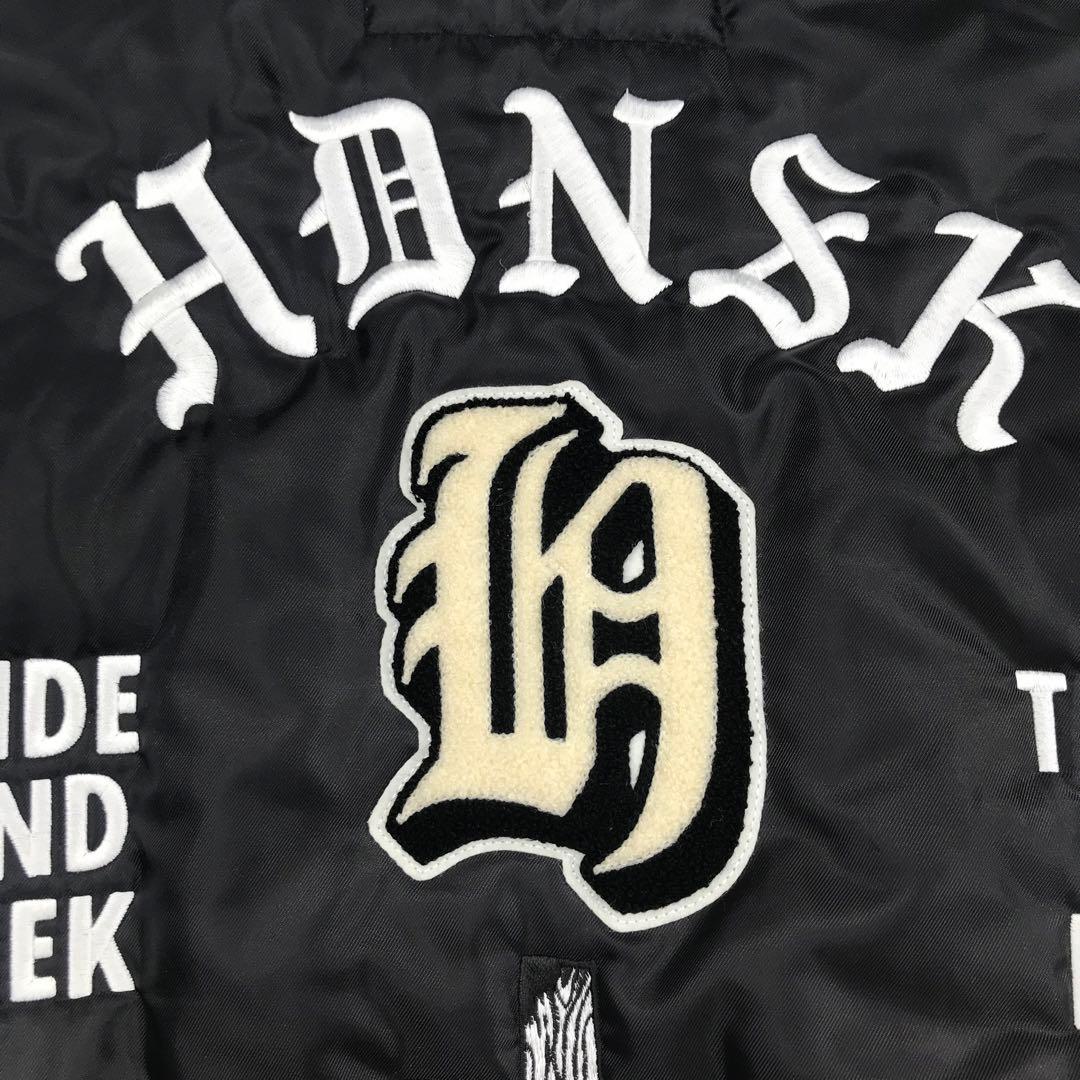 ハイドアンドシーク　MA-1　ブラック