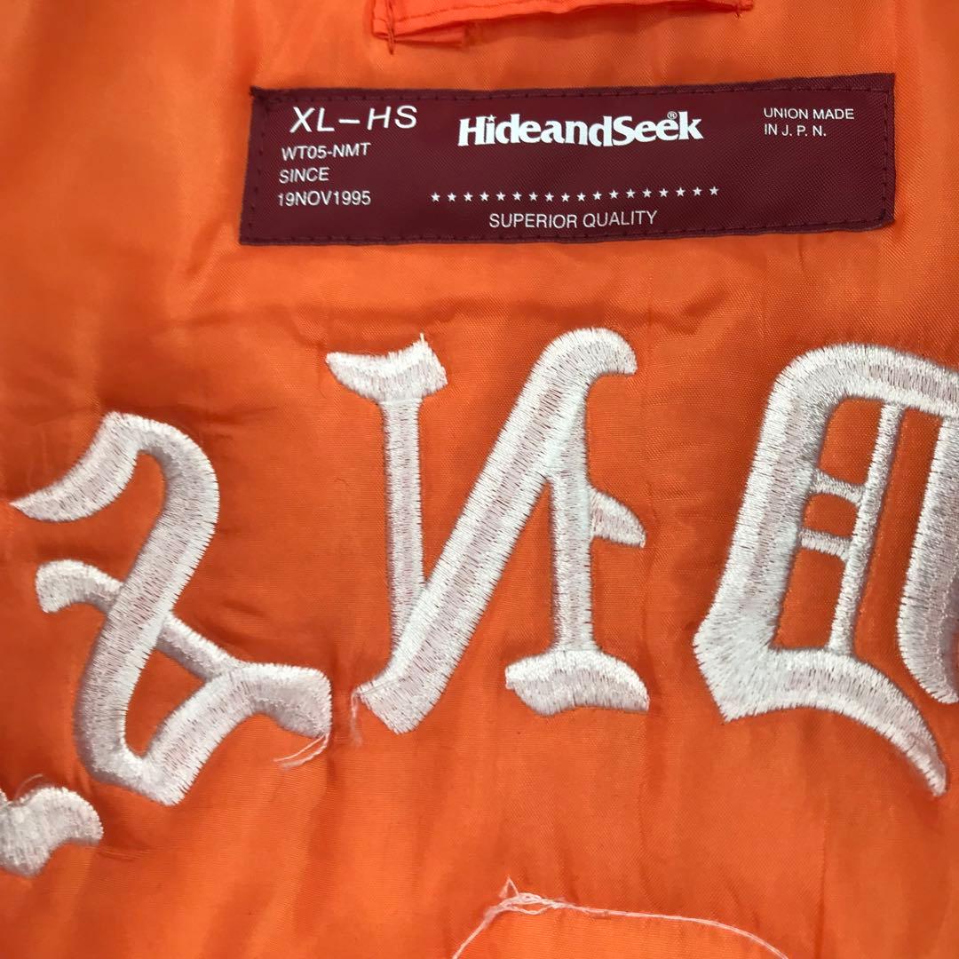 ハイドアンドシーク　MA-1　ブラック