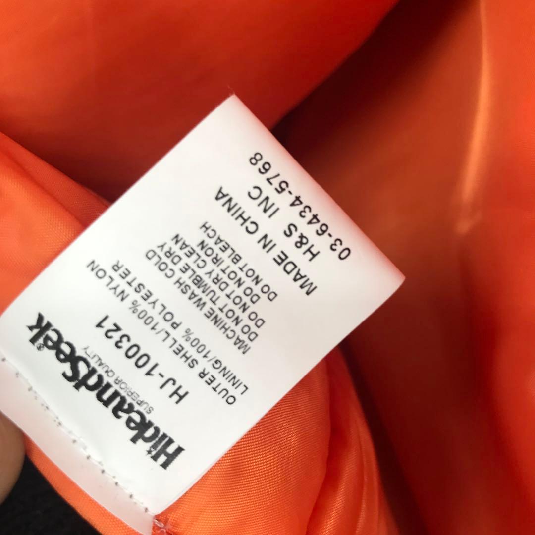 ハイドアンドシーク　MA-1　ブラック