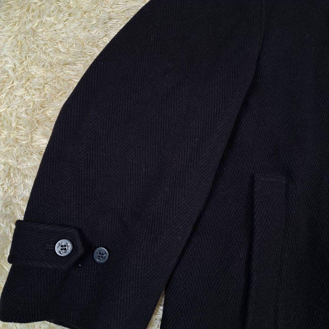 希少サイズ　CHAPS ラルフローレン　ヘリンボーン　ピーコート