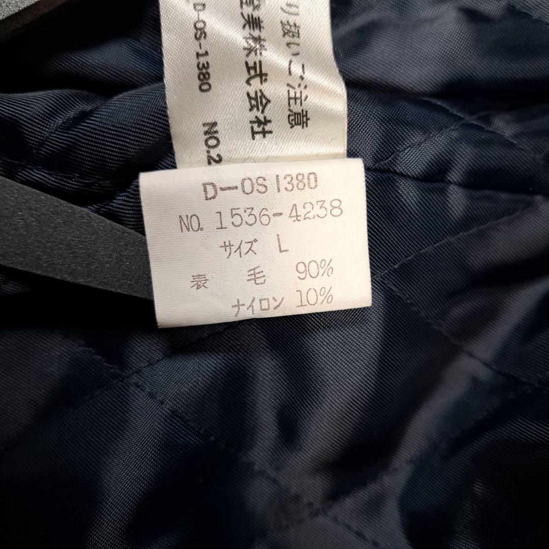 希少サイズ　CHAPS ラルフローレン　ヘリンボーン　ピーコート