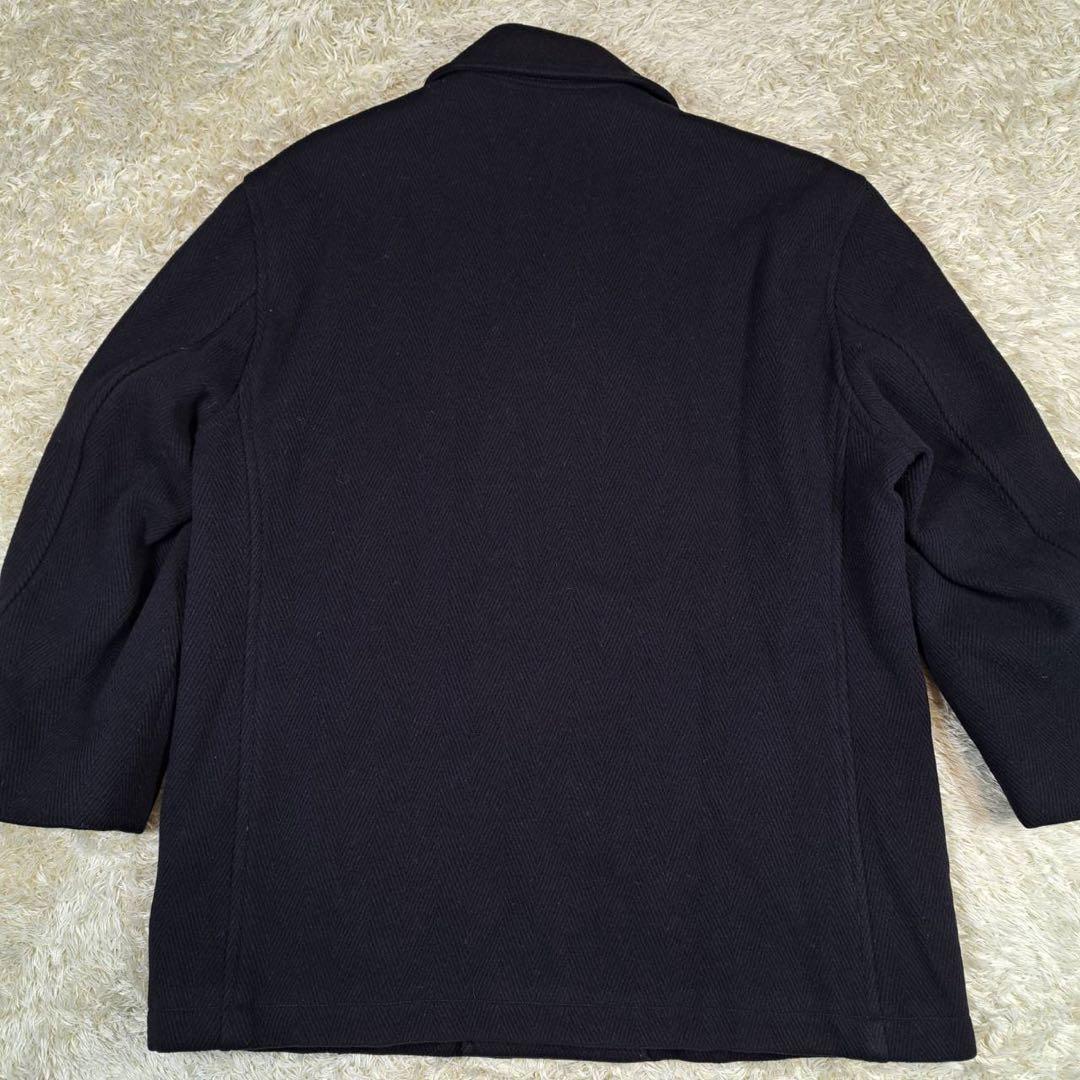 希少サイズ　CHAPS ラルフローレン　ヘリンボーン　ピーコート