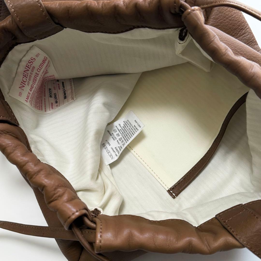 y*i様 初期　22SS NICENESS ROGER ディアスキン　バッグ　ブ