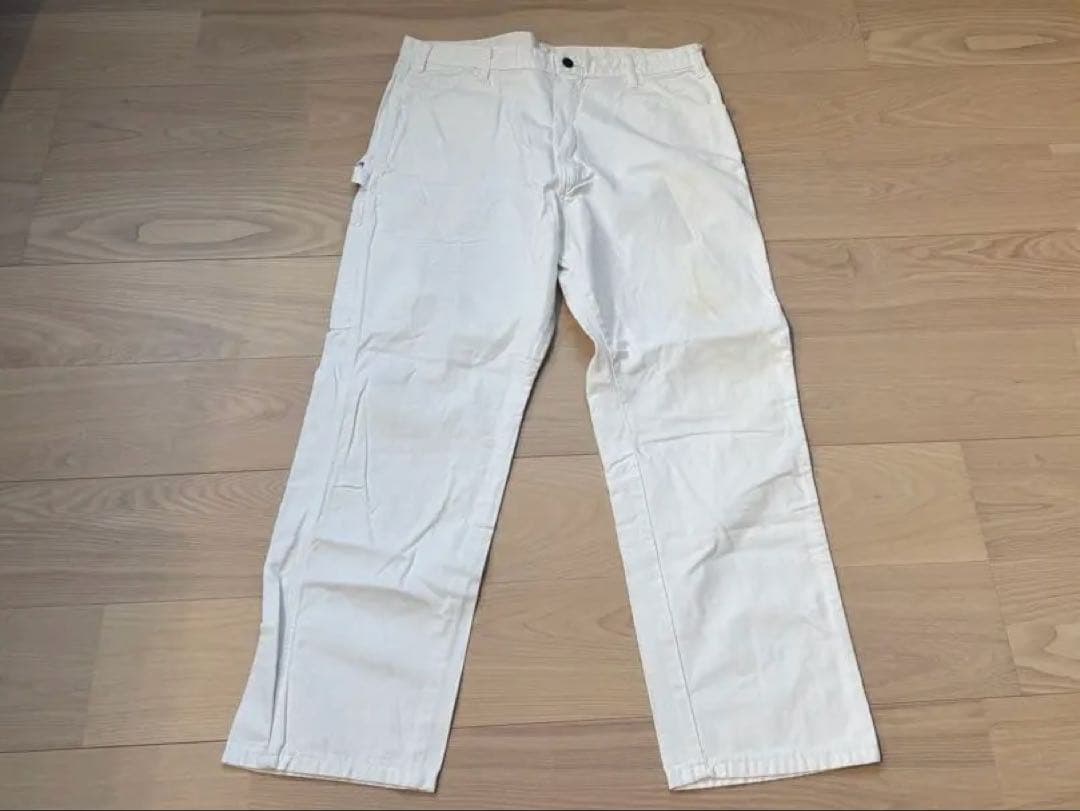 ②Sherwin-Williams ホワイトパンツ　38✖️30 デッドストック