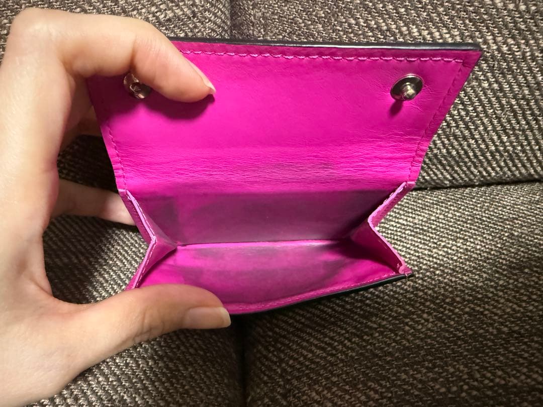 LOUIS VUITTON ピンク 三つ折り財布