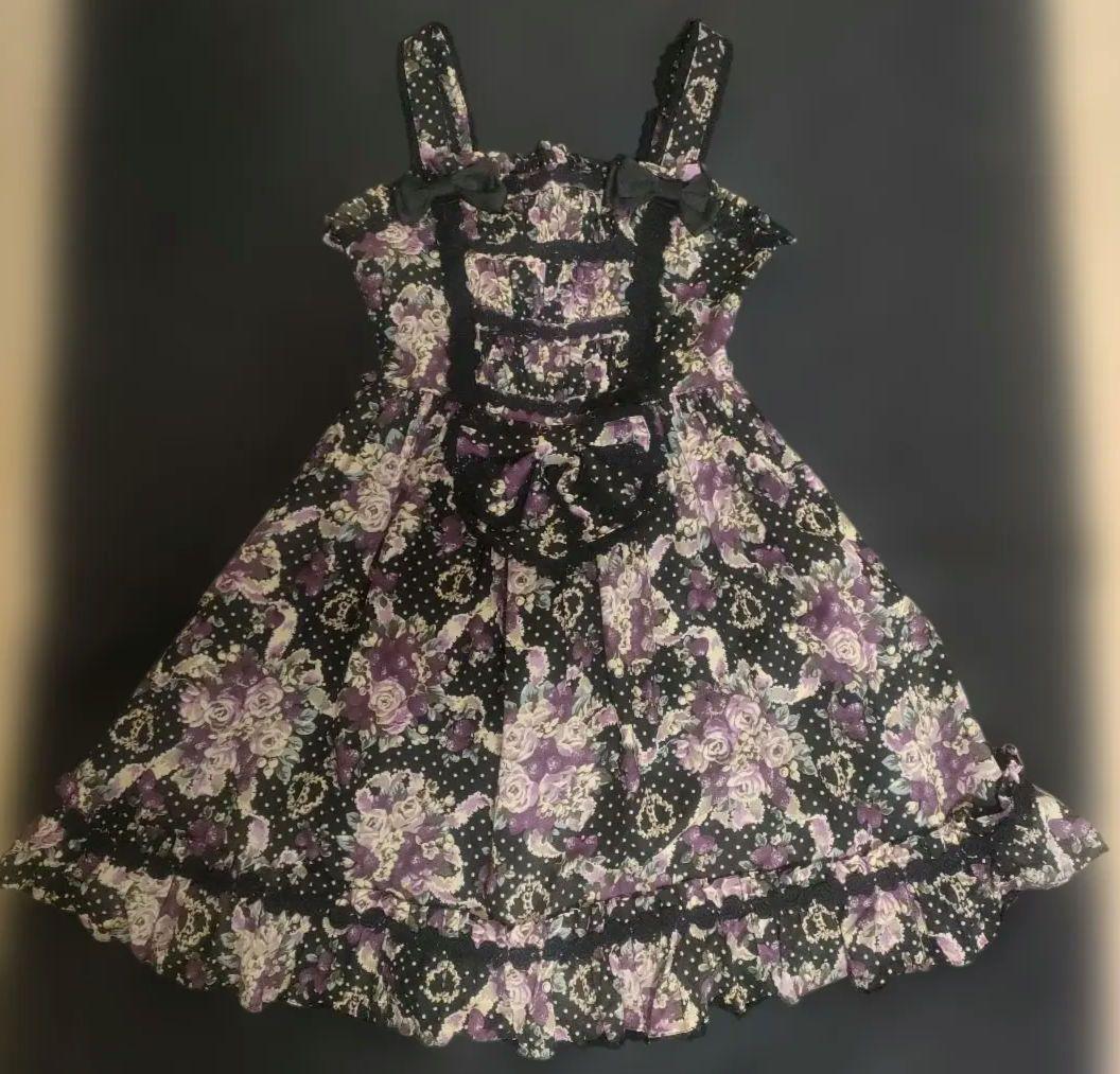 【値下げ】ベイビーザスターズシャインブライト　シュガーブーケジャンパースカート