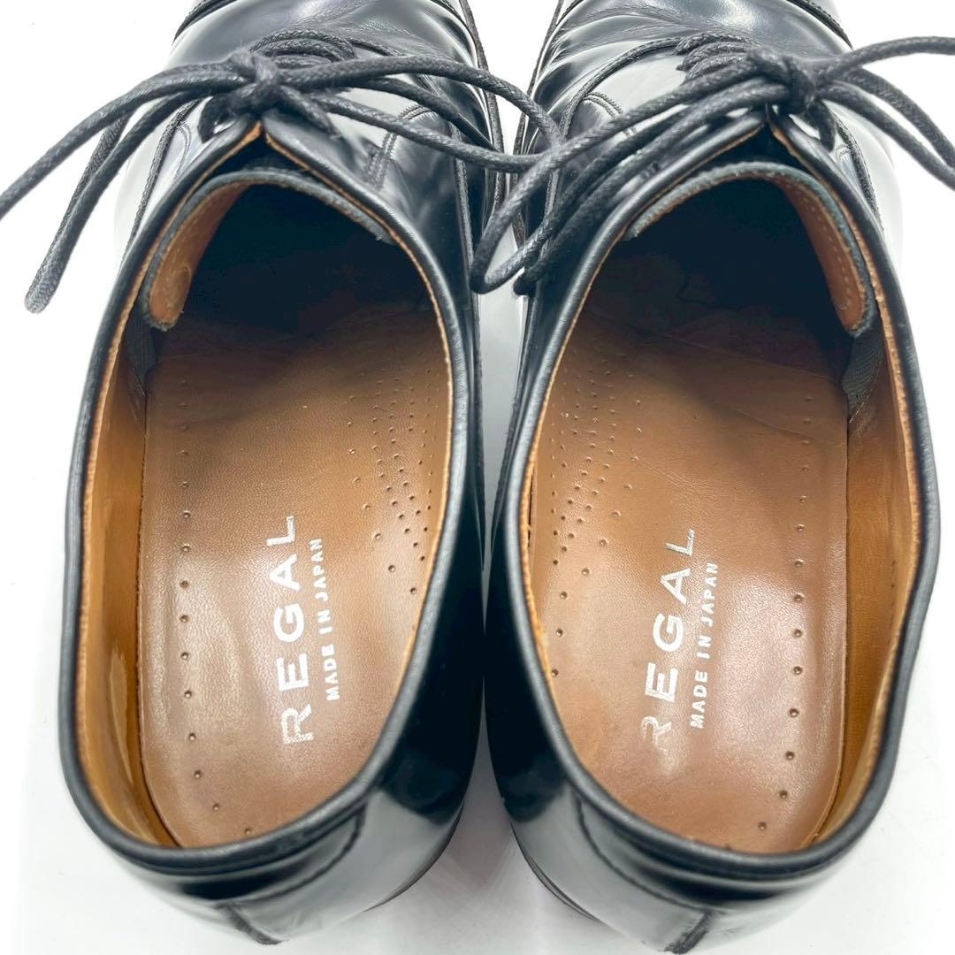 リーガル ビジネスシューズ ストレートチップ 内羽根 黒 25.0 Y1384