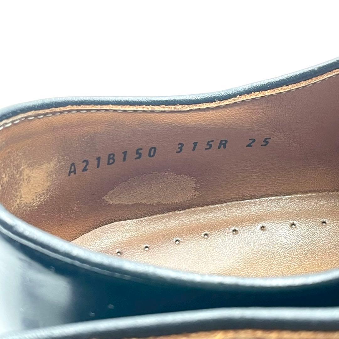 リーガル ビジネスシューズ ストレートチップ 内羽根 黒 25.0 Y1384