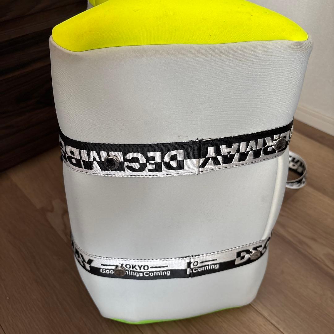 【ディセンバーメイ】ネオプレーントートバッグ ロッカーバッグ 大容量 ネオン