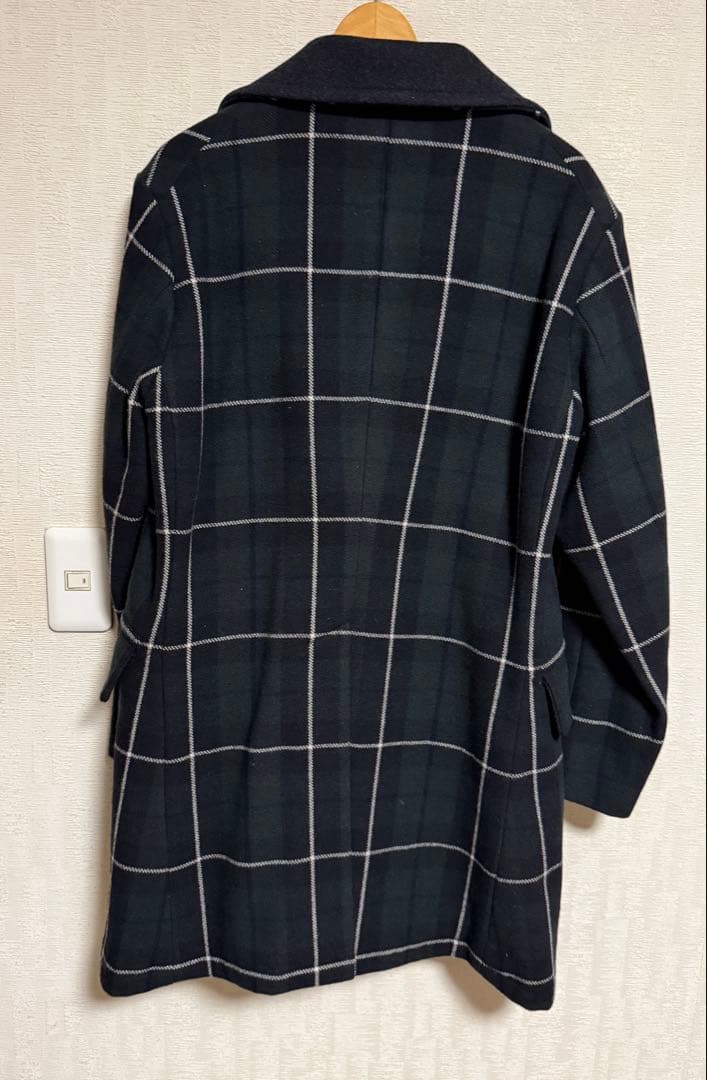 【サイズ7】sus-sous greatcoat BLACK WATCH