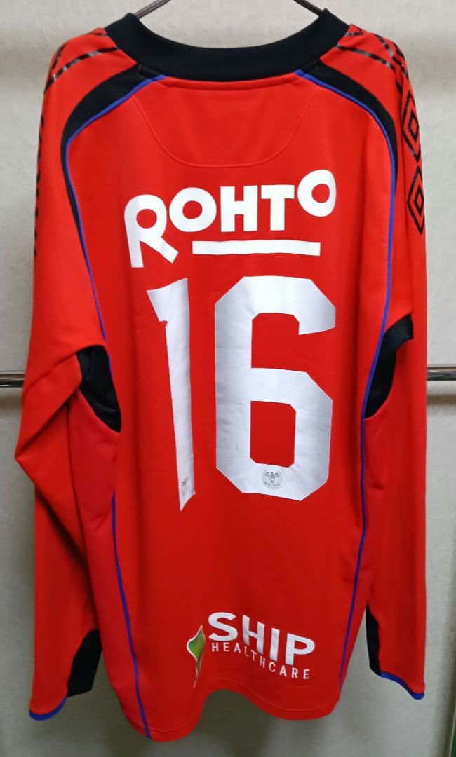 ガンバ大阪 2018GK支給品ユニフォーム レッド アンブロ XA-XB 超希少