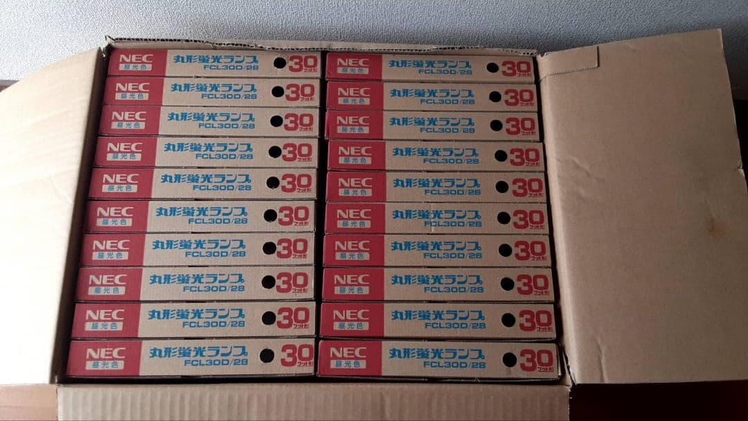 NEC FCL300/28 蛍光灯 30W 20本入り