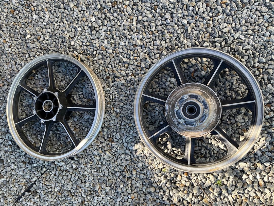 z1000j 前後純正アルミホイール