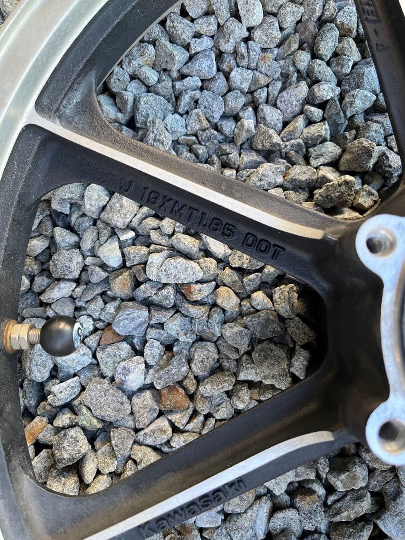 z1000j 前後純正アルミホイール