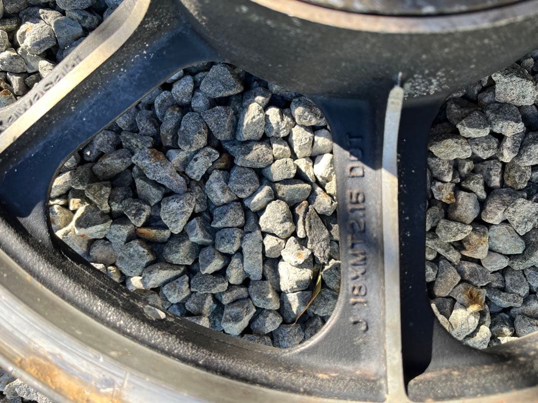 z1000j 前後純正アルミホイール