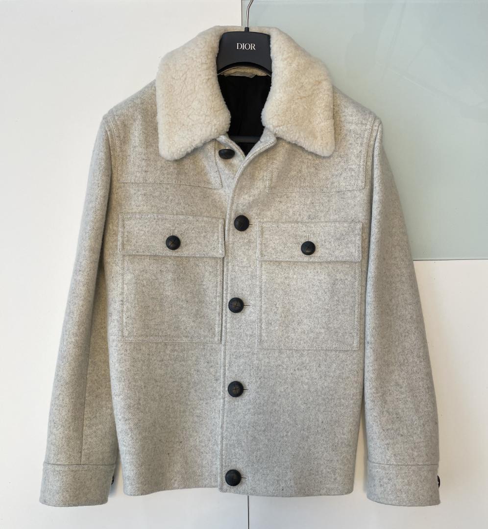 DIOR　ウールジャケット　グレー　サイズ４４　ハンガー・ガーメントケース