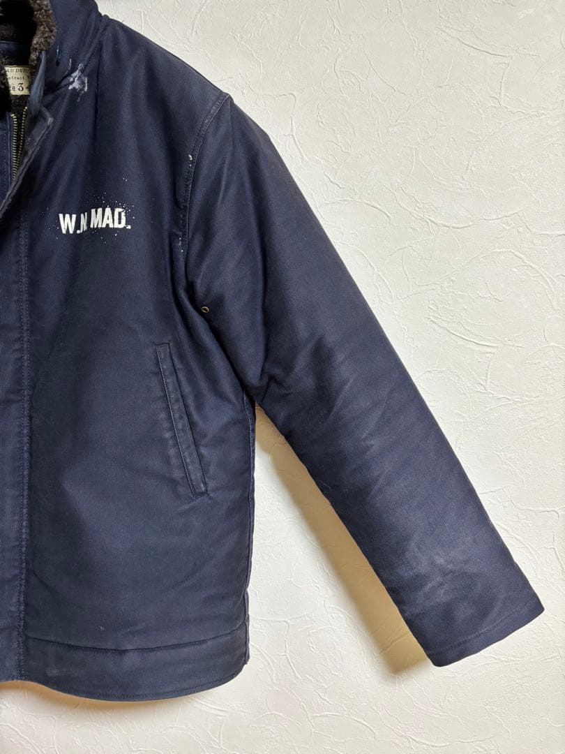 WEIRDO ウィアード N-1 デッキジャケット ネイビー Ｌサイズ